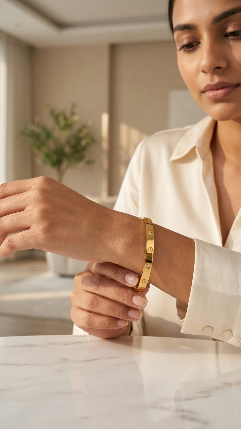 Eterna Love Crystal Bangle