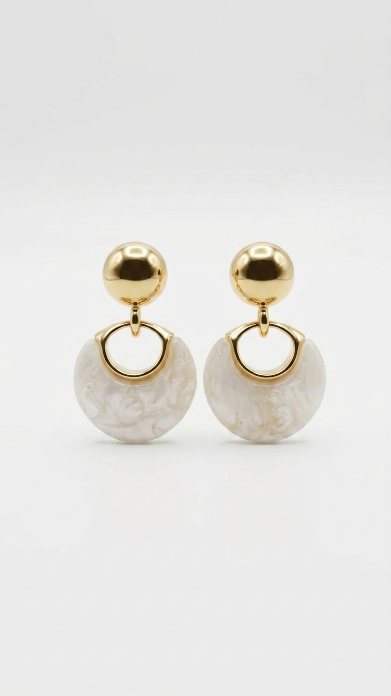 Luna Pearl Drop Earrings