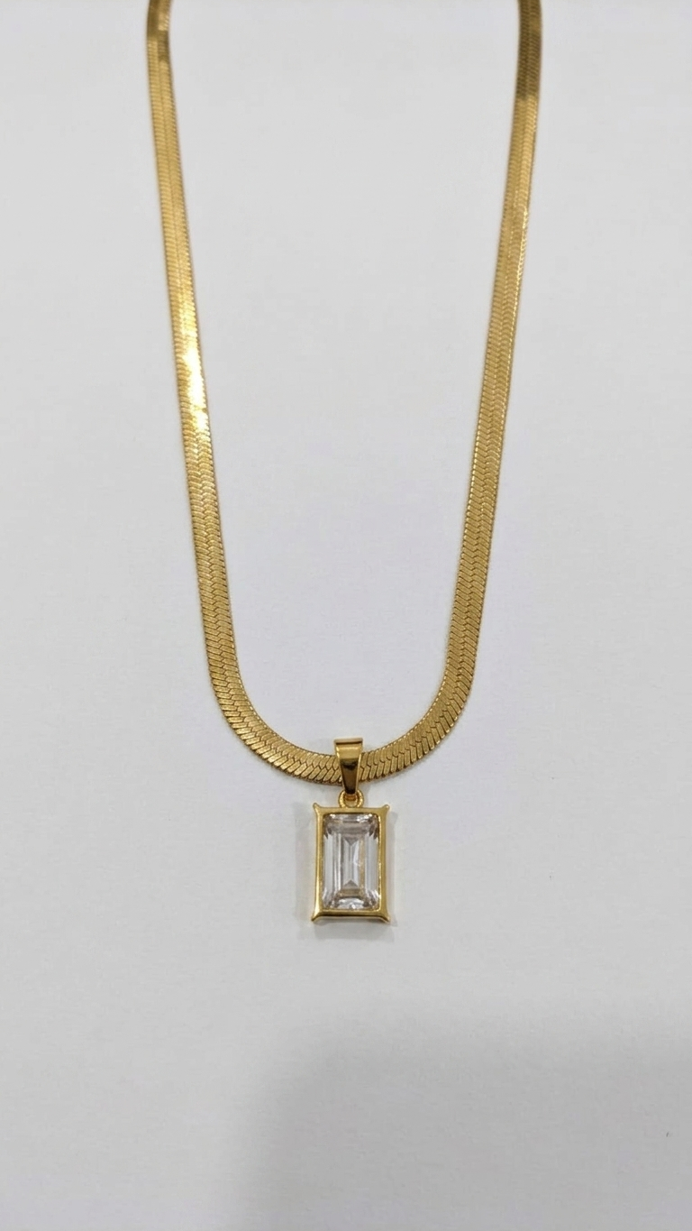 Celeste Crystal Pendant Necklace