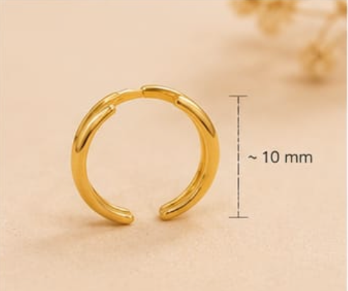 Infinity Cross Gold Ring