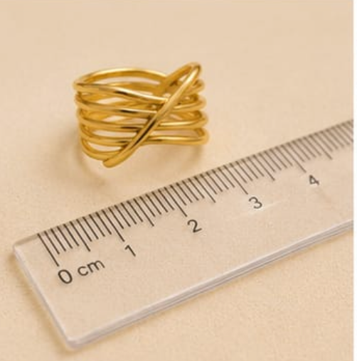 Luxe Criss-Cross Multi-Layer Ring