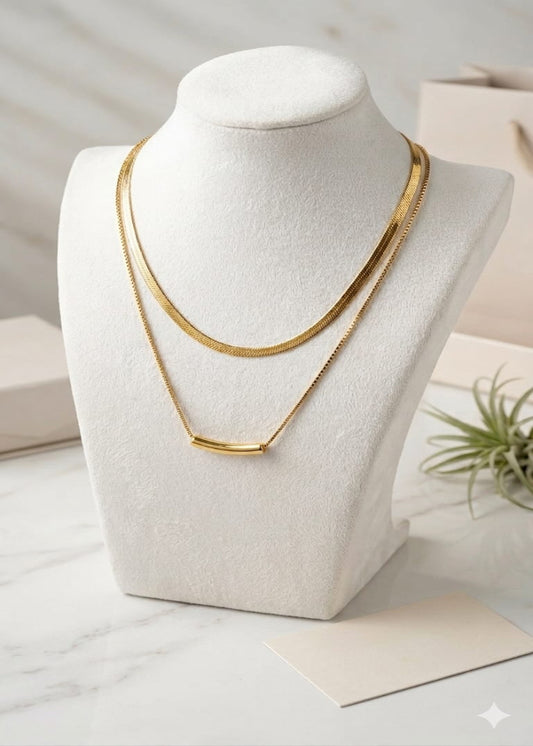 Elysian Layered Chain Necklace