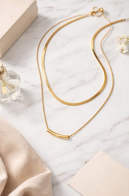 Elysian Layered Chain Necklace