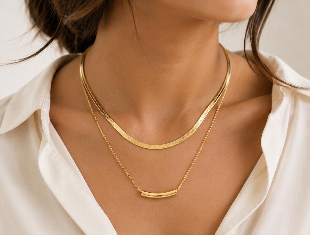 Elysian Layered Chain Necklace