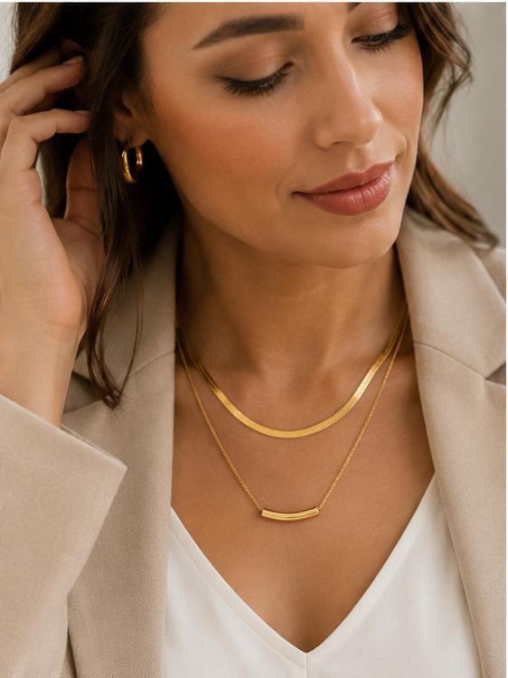 Elysian Layered Chain Necklace