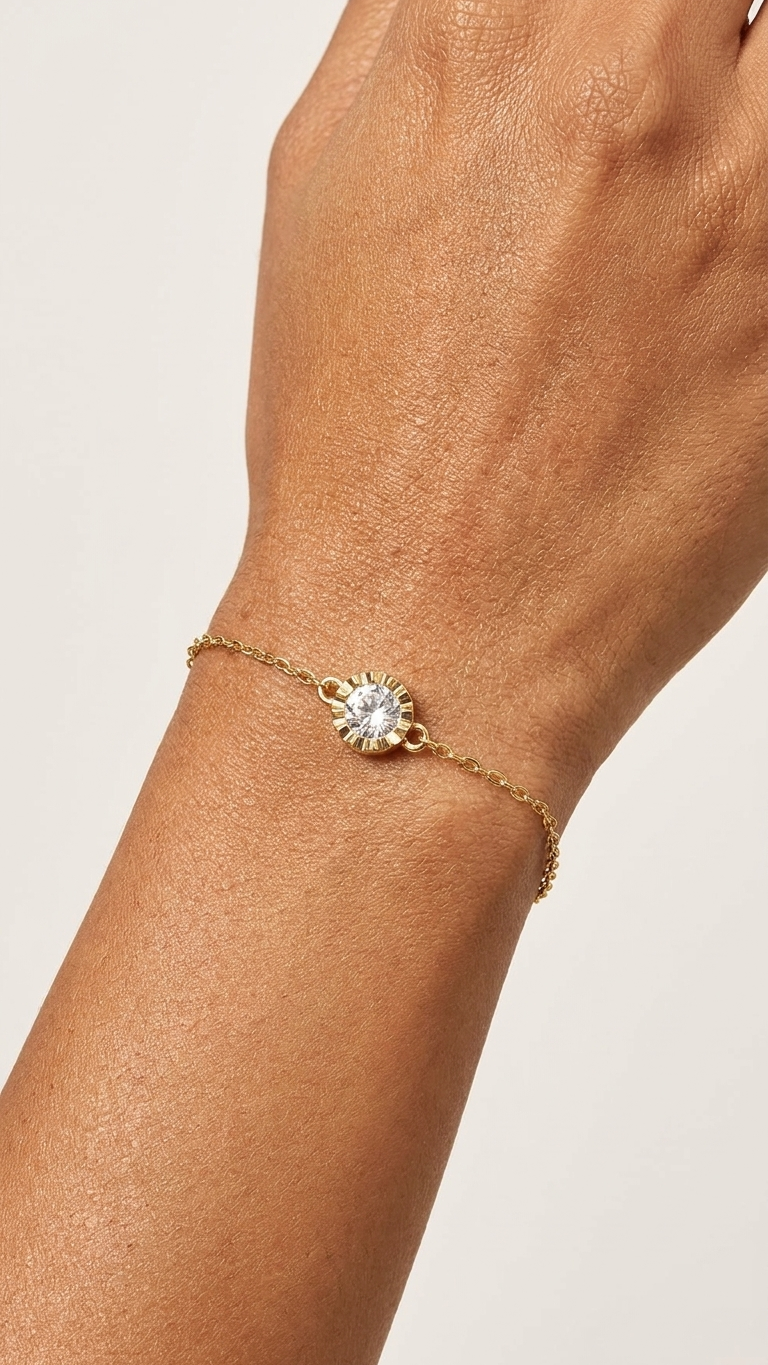 Celeste Solitaire Bracelet