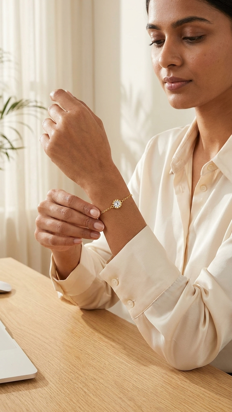 Celeste Solitaire Bracelet