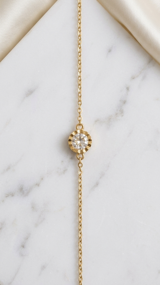 Celeste Solitaire Bracelet