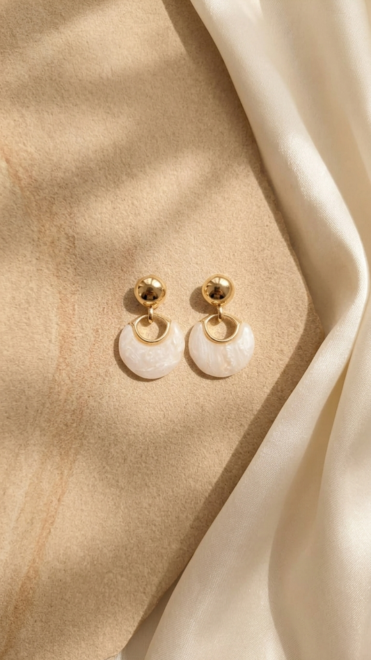Luna Pearl Drop Earrings