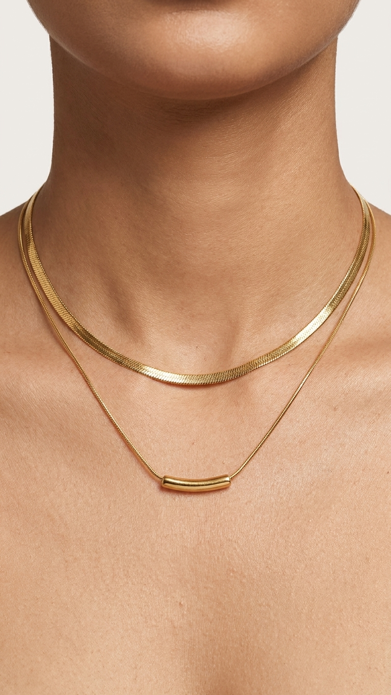 Elysian Layered Chain Necklace