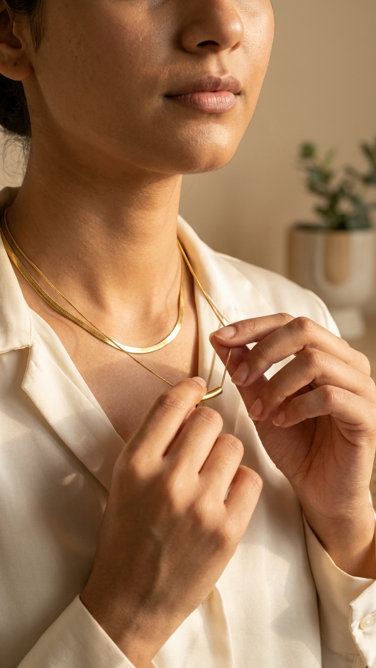 Elysian Layered Chain Necklace