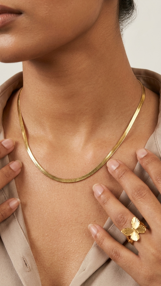 Luna Herringbone Chain