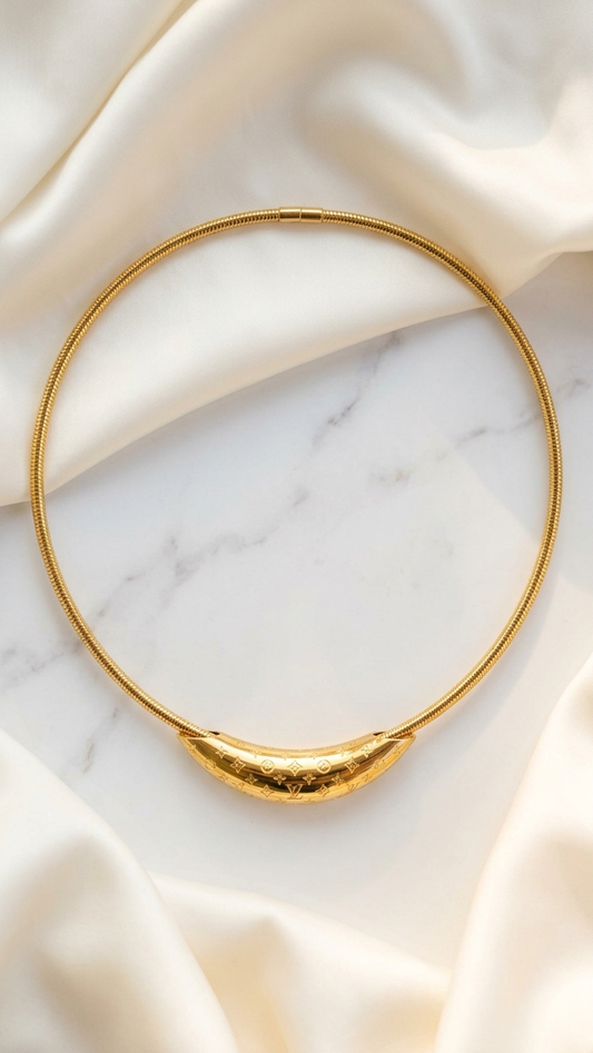 Luna Luxe Gold Collar Necklace